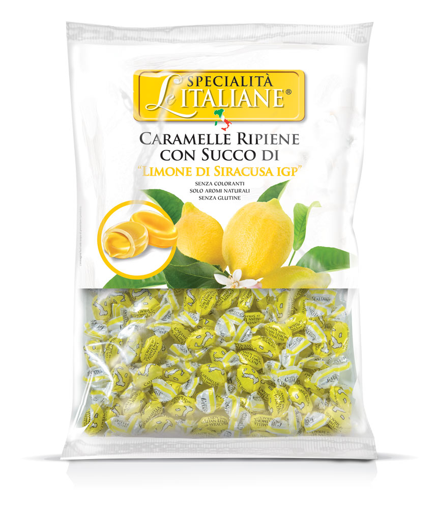 Mini Caramelle Ripiene con Succo di Limone di Siracusa IGP